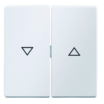 HAGER 16256089 TECLA DOBLE PERSIANA BLANC Q.1/Q.3